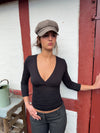 Penny blouse with 3/4 sleeves - Black