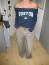 "Boston" off-shoulder blouse - Blue