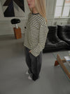 Lura striped blouse - Yellow/grey