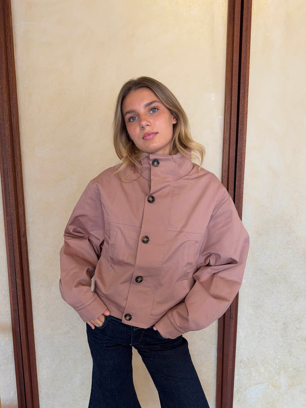 Atlas jacket - Dusty rose