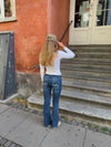 Bobby bootcut jeans - Blue denim