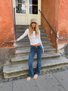 Bobby bootcut jeans - Blue denim