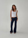 Senia bootcut jeans - Dark denim
