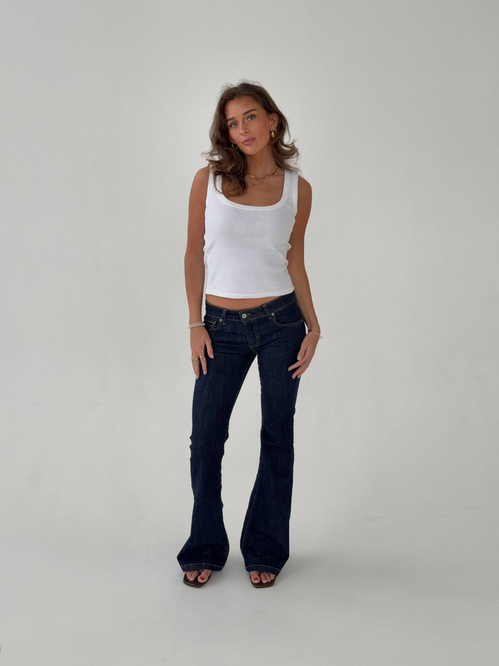 Senia bootcut jeans - Dark denim
