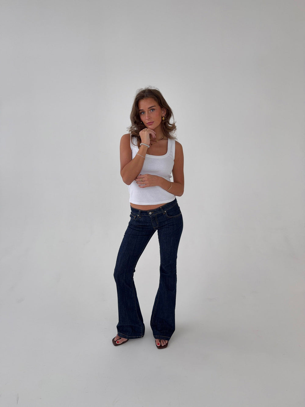 Senia bootcut jeans - Dark denim