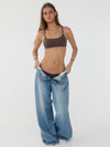 Smooth bralette - Brown