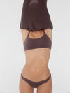 Smooth bralette - Brown