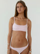 Smooth bralette - Light pink