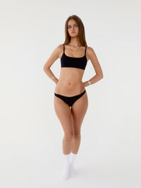 Smooth bralette - Black