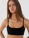 Smooth bralette - Black