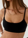 Smooth bralette - Black