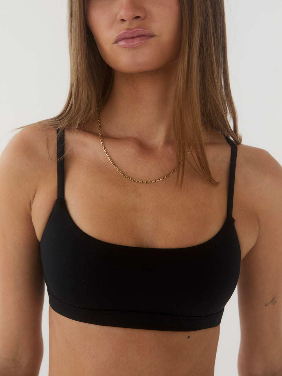 Smooth bralette - Black
