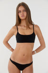 Smooth bralette - Black