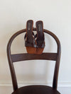 Bridget sandal heels - Dark brown/Cognac