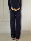Orlena pants - Navy/yellow
