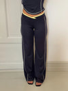 Orlena pants - Navy/yellow