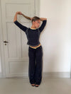 Orlena pants - Navy/yellow