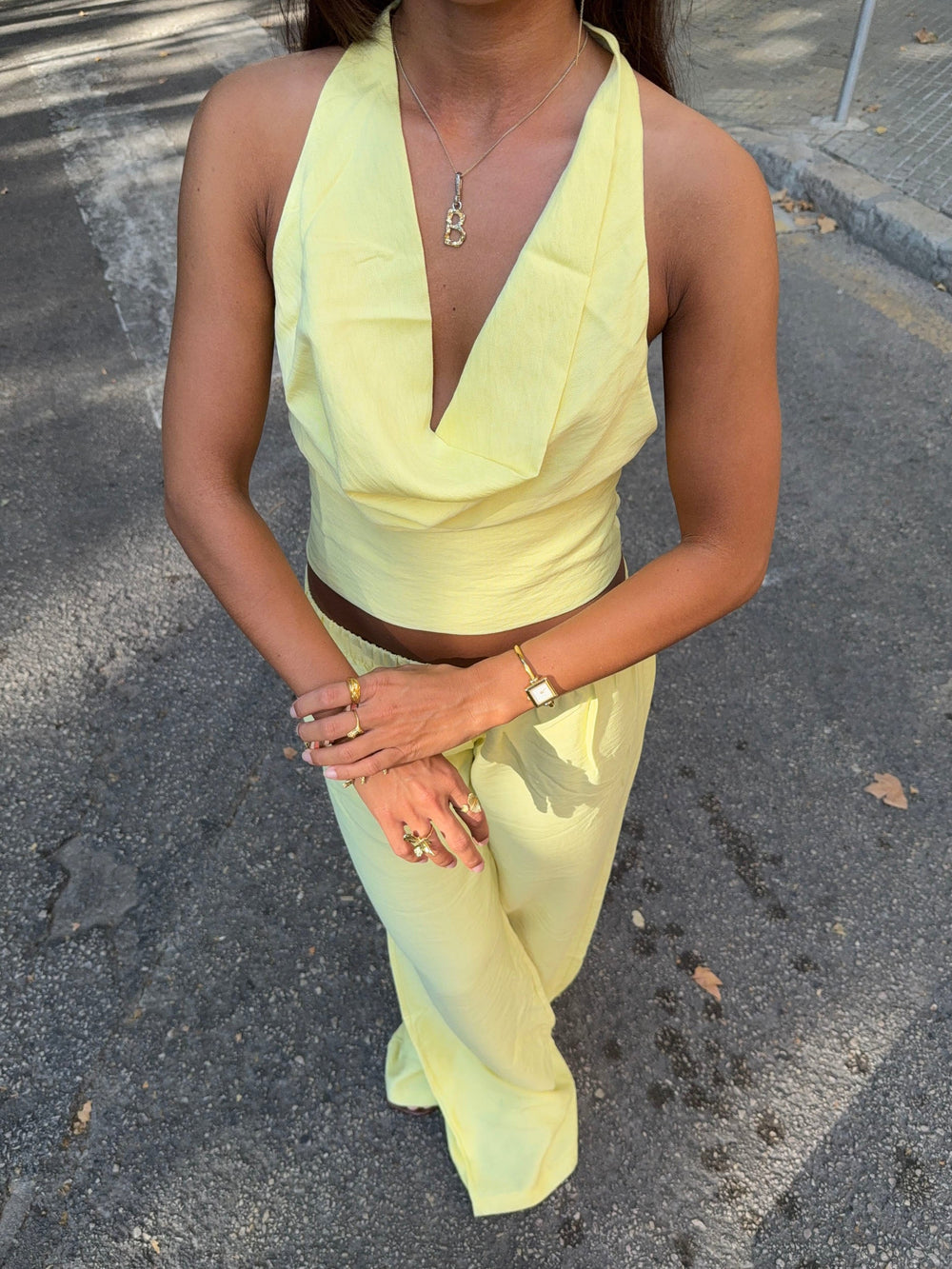 Tuliava pants - Yellow