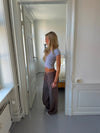 Nula suit pants with tie belt - Taupe