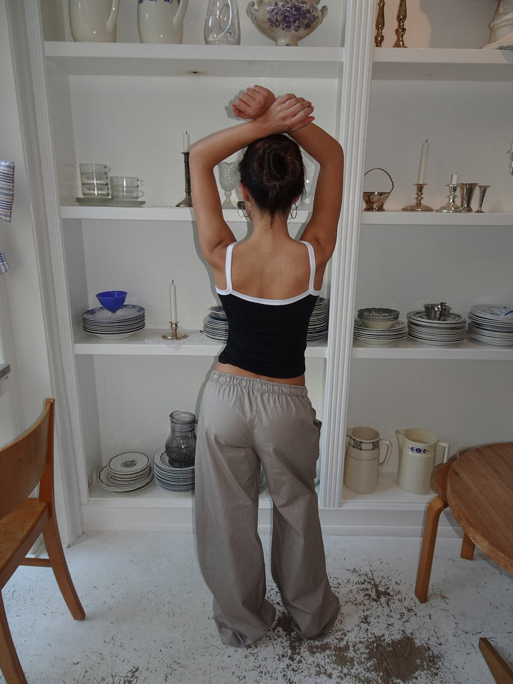 Viliama pants - Beige/brown