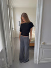 Ronya trousers with belt – Grey