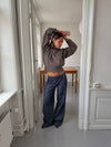 Karol pants with belt – Dark blue