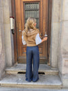 Ronya trousers with belt - Dark blue