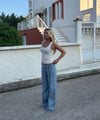 Karol pants with belt - Light blue