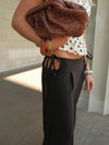 Sonny trousers with drawstring – Black