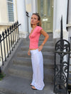 Malin Tomkins pants with lace - White