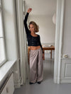 Trina suit pants with buckle detail - Beige