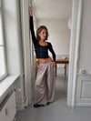 Trina suit pants with buckle detail - Beige