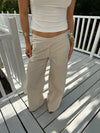 Scandivv trousers with details – Beige