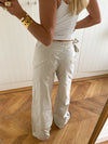 Scandivv trousers with details – Beige