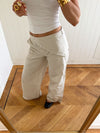 Scandivv trousers with details – Beige