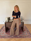 Sussa pants with details - Light brown