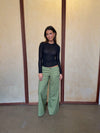 Maxim pants with buttons - Green