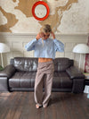 Thealine pants with skirt – Taupe