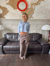 Thealine pants with skirt – Taupe