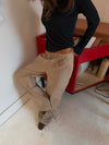 Lucille Pants with drawstring closure - Beige