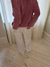 Lucille Pants with drawstring closure - White