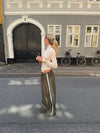 Samantha pants with striped details – Khaki