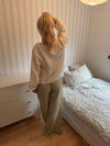 Jasmin striped trousers – Green/white
