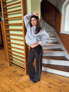 Petrina pants with detail - Black