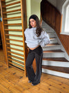 Petrina pants with detail - Black