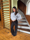 Petrina pants with detail - Black