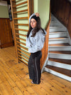 Petrina pants with detail - Black
