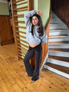 Petrina pants with detail - Black