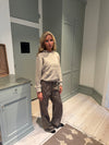 Asta trousers with stripes - Brown