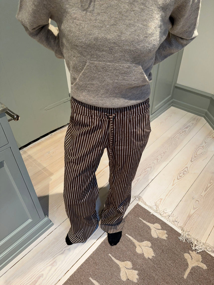 Asta trousers with stripes - Brown